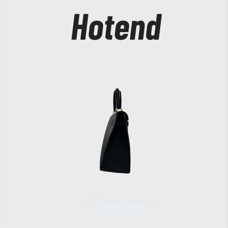 Hotend Customized high-end leather black Kelly bag second-generation