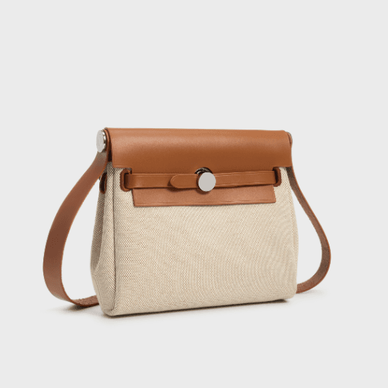 Hollmory Canvas And Leather Crossbody Herbag 2025