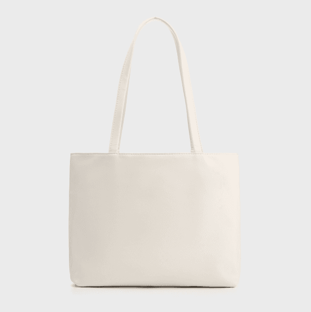 Ivory Large Tote Bag